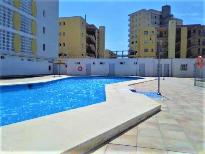 Apartamento Roquetas De Mar Urbanizacion, 2 Dormitorios, Gran Terraza Con Vista Al Mar, Wi-Fi, Parking Y Piscina 외부 사진