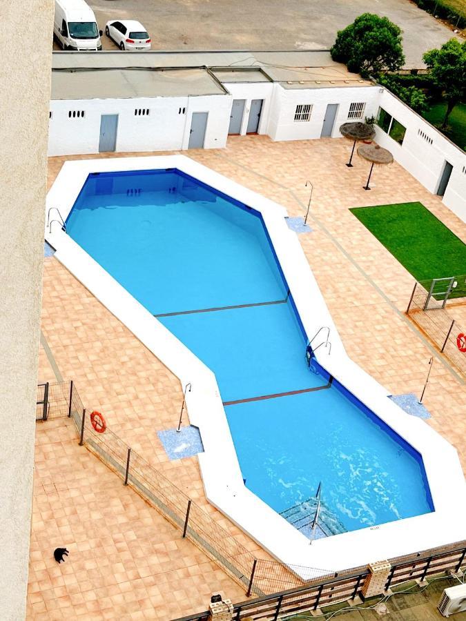 Apartamento Roquetas De Mar Urbanizacion, 2 Dormitorios, Gran Terraza Con Vista Al Mar, Wi-Fi, Parking Y Piscina 외부 사진
